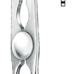 Neurosurgery , Bulldog clamp, acc. to Glover, straight