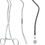Neurosurgery , Atraumatic forceps, acc. to De Bakey, angled