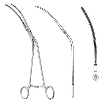 Neurosurgery , Atraumatic aneurysm forceps, acc. to De Bakey