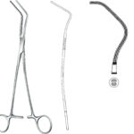 Neurosurgery , Auricle forceps, acc. to Harken, double curved