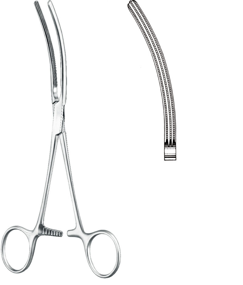 Stomach, intestines, rectum , Atraumatic intestinal clamps, acc. to Doyen-Baby, curved