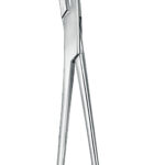 Gynecology , Uterine tenaculum forceps, acc. to Skene, 1 x 1 teeth, curved