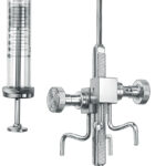 Gynecology , Salpingograph, acc. to Schultze, set, in wooden case
