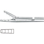 Tonsillectomy, laryngo-bronchoscopy , Tip for laryngeal forceps, acc. to Seiffert, coarse