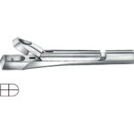 Tonsillectomy, laryngo-bronchoscopy , Tip for laryngoscopic forceps, acc. to Krause, high arch