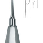 Dental Elevators , Bein, square, 4 mm tip