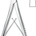 Bone surgery , Bone rongeur, acc. to Stellbrink, curved