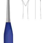Bone surgery , Osteotome, acc. to Lexer, silicone coated Handle