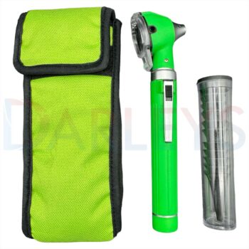 Mini Otoscope Fiber Optic Green