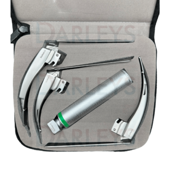 FIBER OPTIC MCCOY LARYNGOSCOPE SET WITH FLEX