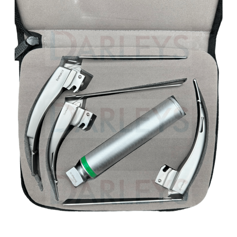 FIBER OPTIC MCCOY LARYNGOSCOPE SET WITH FLEX