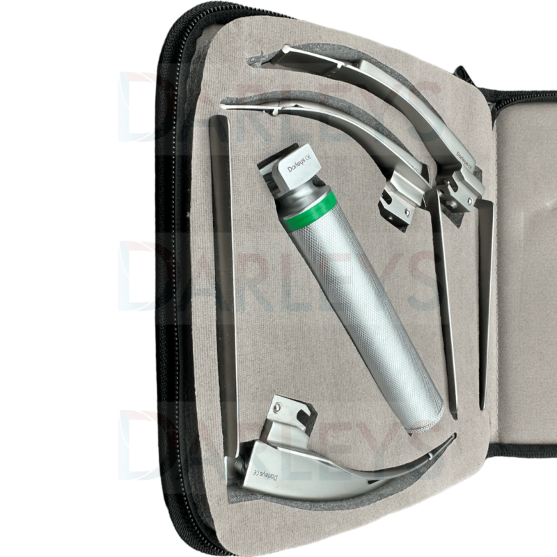 FIBER OPTIC MCCOY LARYNGOSCOPE SET WITH FLEX